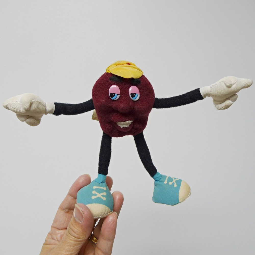 VTG '88 California Raisins bendable toy